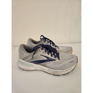 Brooks Adrenaline GTS 22 Women's Running Shoes Gray Blue Size 7.5 B Stability